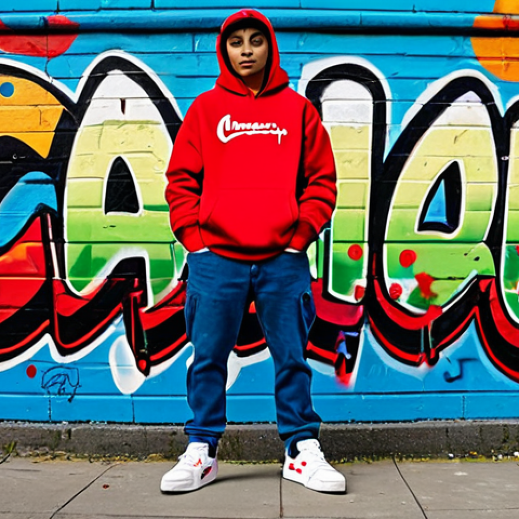 챔피언 후드티 신상 리뷰 - Casual Look**

A young person, fully clothed in a Champion hoodie (color: red), blue jeans, and snea...